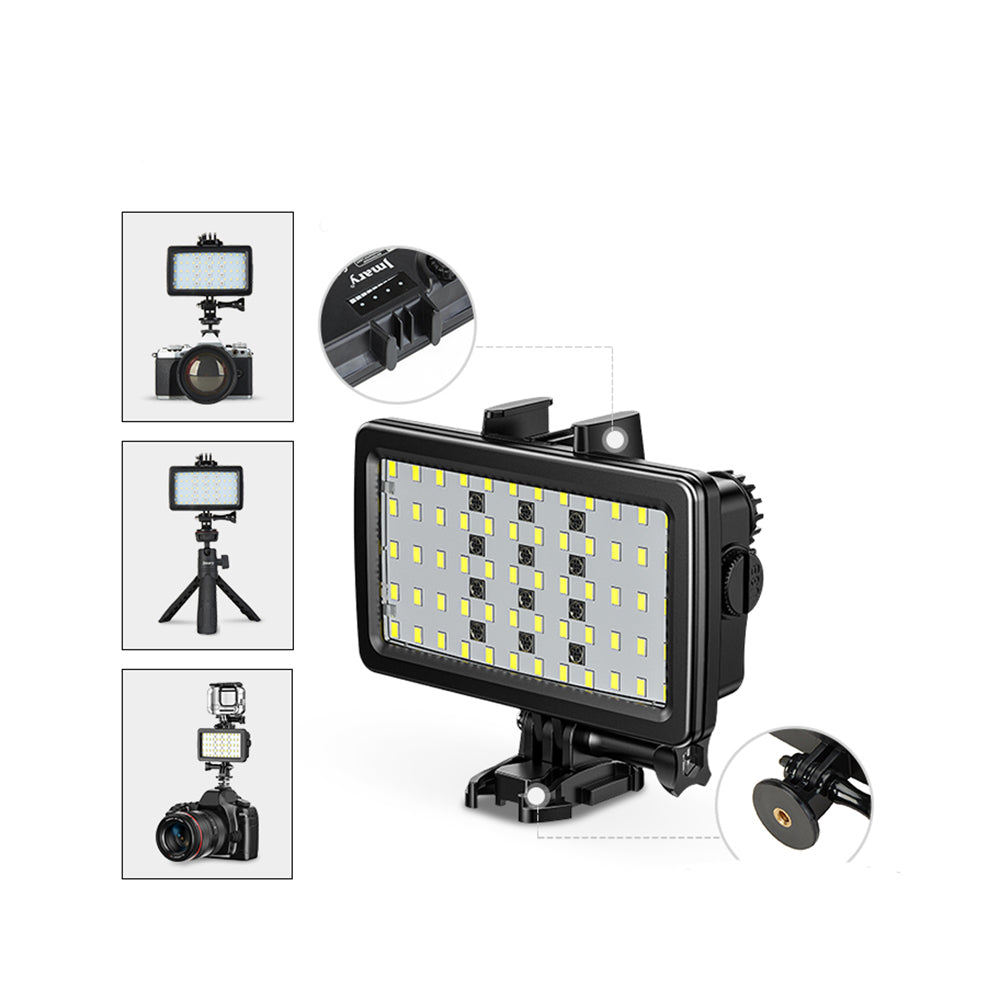 Jmary FM-72RGB IPX8 Sertifikalı RGB Su Altı Kamera Işığı Jmary FM-72RGB IPX8 Sertifikalı RGB Su Altı Kamera Işığı